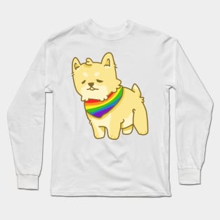 gay shiba inu Long Sleeve T-Shirt